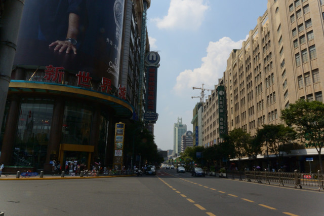 上海　南京路步行街