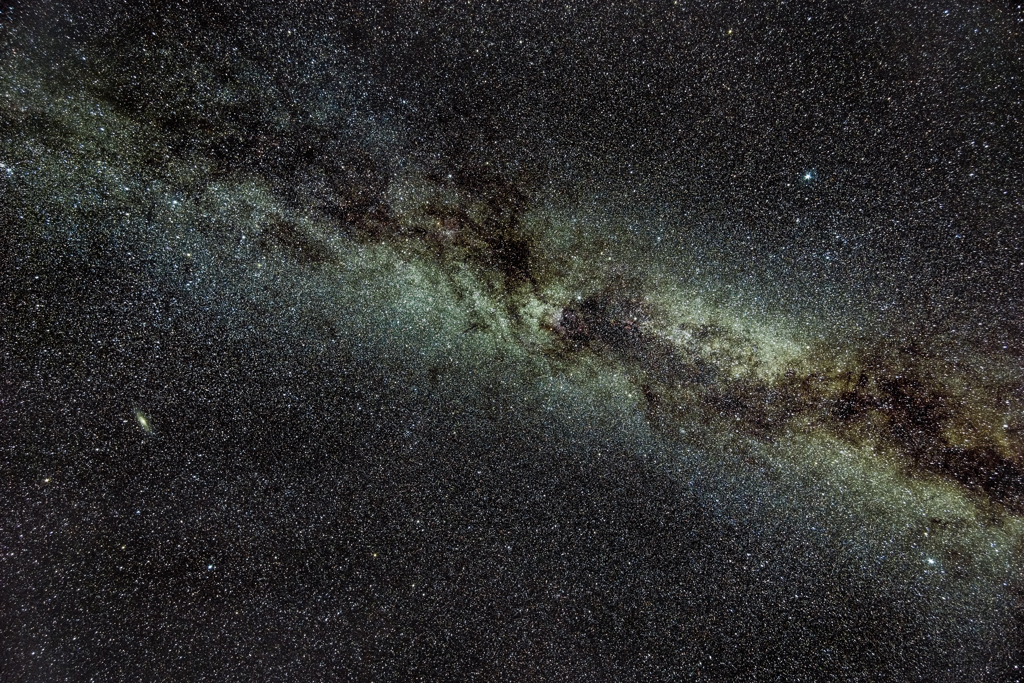 夏の大三角とM31_2016.08.11