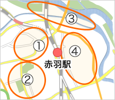 4大 ヨリミチエリア 4大 ヨリミチエリア